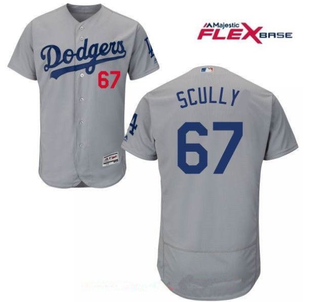 Los Angeles Dodgers #67 Vin Scully Gray Stitched MLB Flexbase Nike Jersey,We sell and wholesale Los Angeles Dodgers #67 Vin Scully Gray Stitched MLB Flexbase Nike Jersey on line form chian!